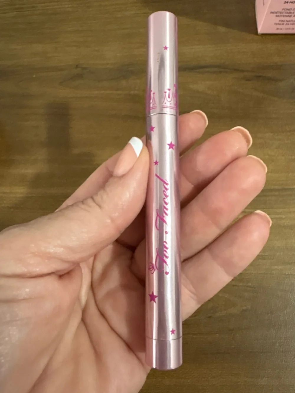 Too Faced Pink Metallic Eyeshadow Stick with Champagne Shimmer